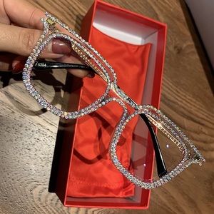 Vintage Luxury Rhinestone Frames